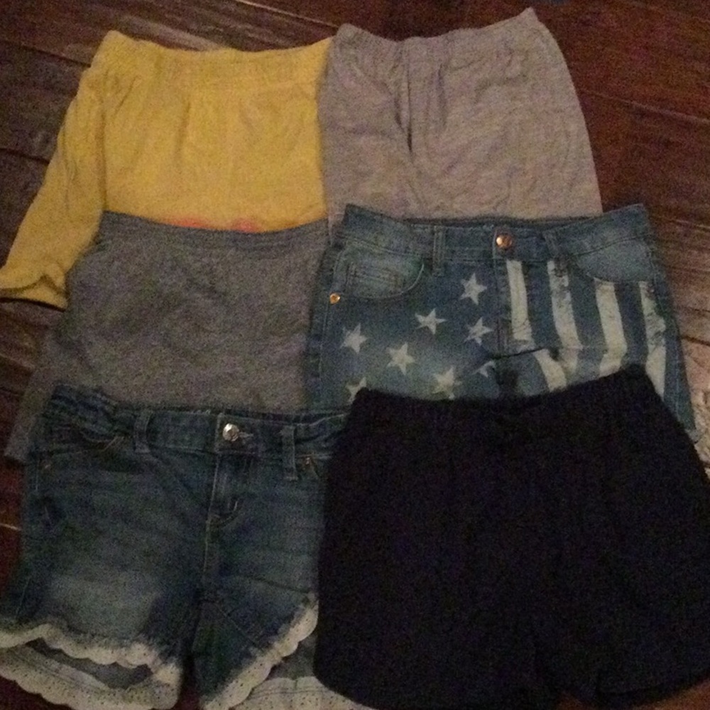 6 girls shirts - cat & Jack,wonder nation,Hannah Anderson, only girls